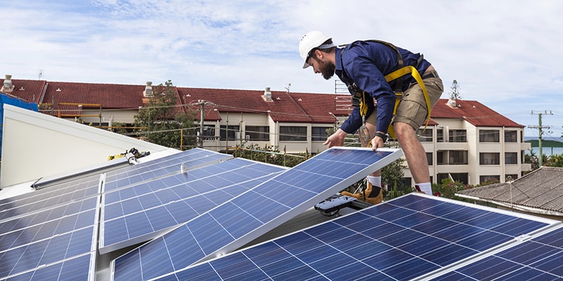 solar panel installation